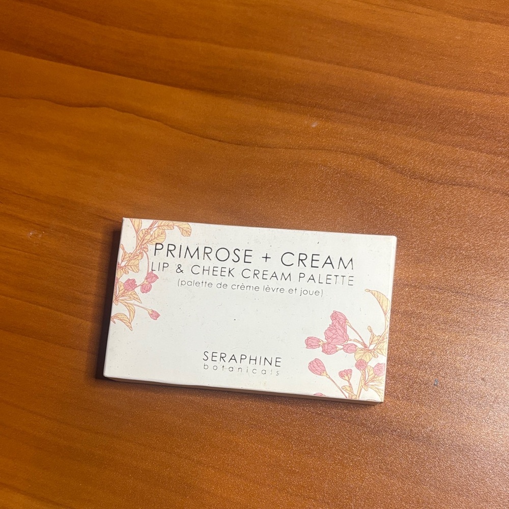 Seraphine Botanicals Lip & Cheek Cream Palette - Primrose & Cream